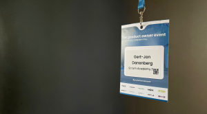 Product Owner event Gert jan Danenberg