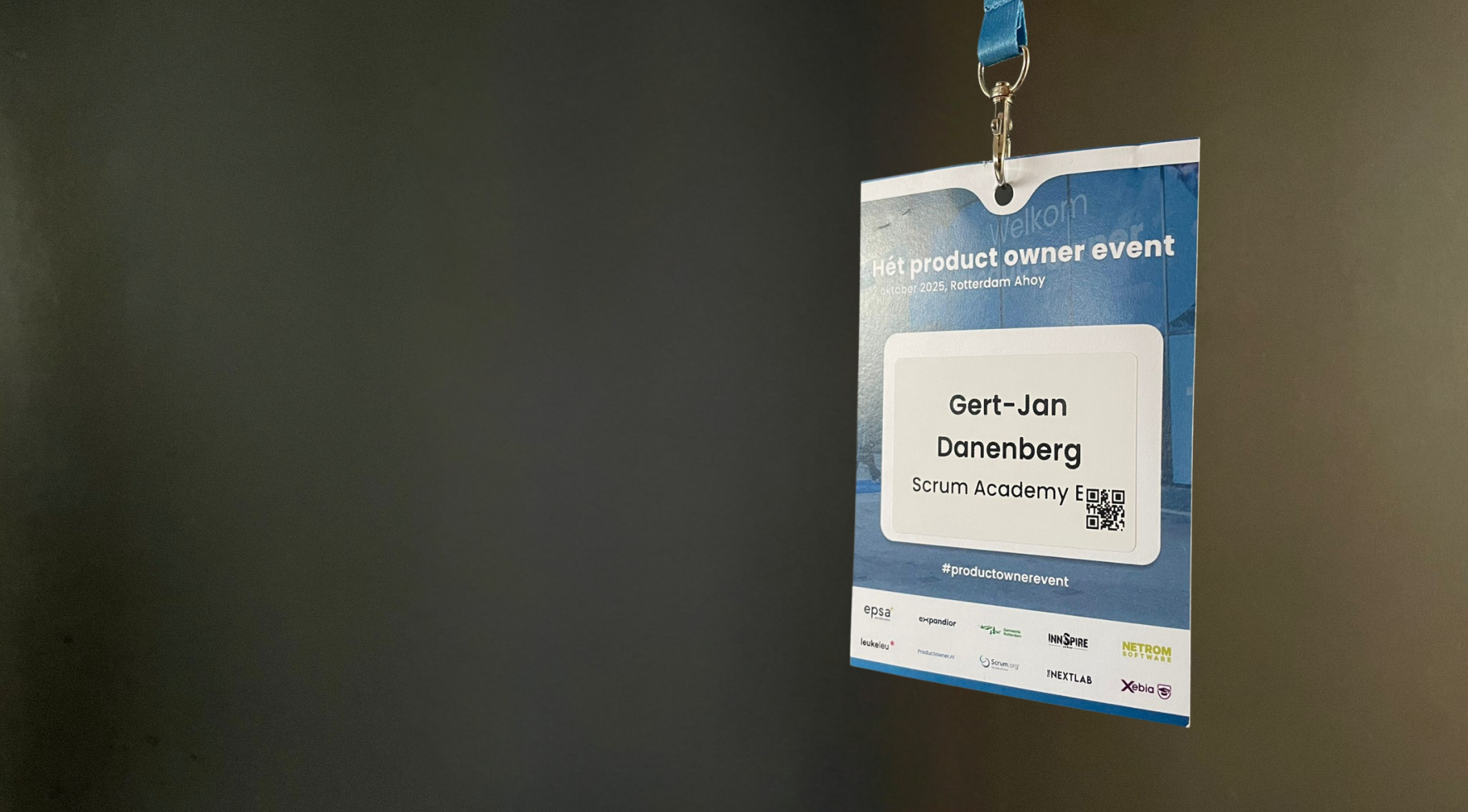 Product Owner event Gert jan Danenberg